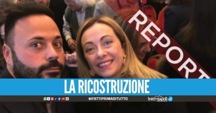 Il pentito del clan Senese con Giorgia Meloni, la foto di Report