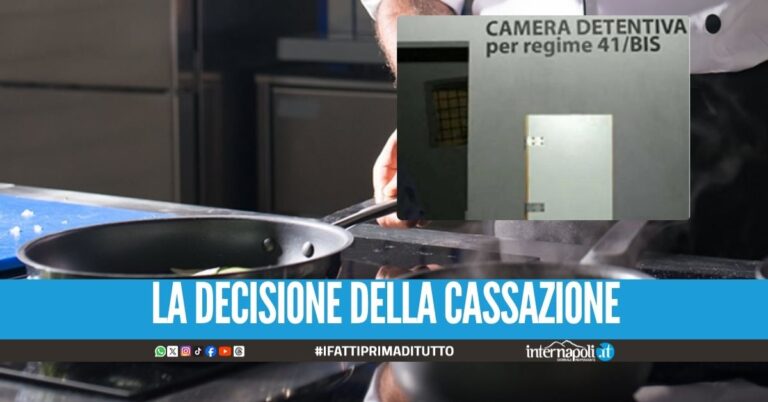 Il boss dei Casalesi voleva cucinare senza limiti d'orario al 41 bis