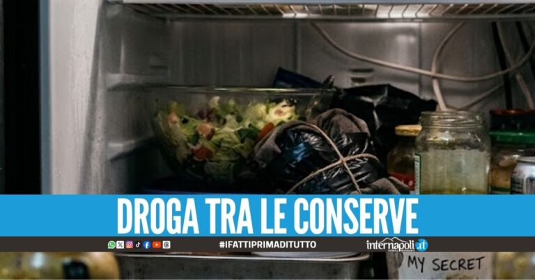 Nasconde 900 grammi di hashish in frigo, 19enne arrestato a Casoria