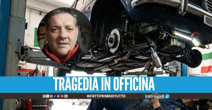 Dramma ad Acerra, Antonio Caliendo muore schiacciato in officina.