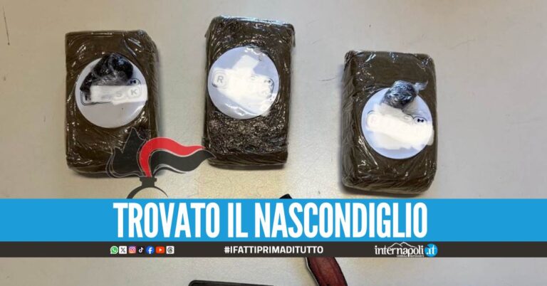Hashish nascosto nel cuscino della rsa, arrestato 53enne di Napoli