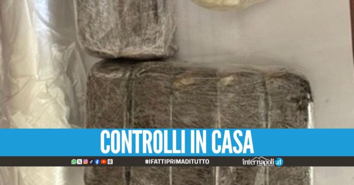 Carico di cocaina e hashish scovato ad Afragola, preso il custode