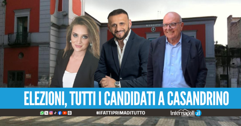 Elezioni Comunali a Casandrino sarà sfida tra Chianese, Landolfo e Marrazzo