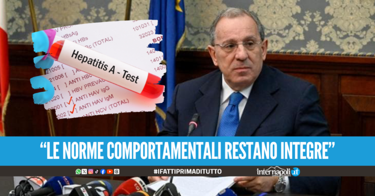 Epatite A, il prefetto: "Indice in netta flessione ma non bisogna abbassare la guardia"