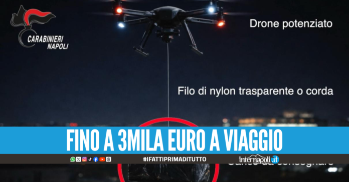 Il sistema dei droni per portare droga nei carceri napoletani, guadagni fino a 10mila euro al giorno