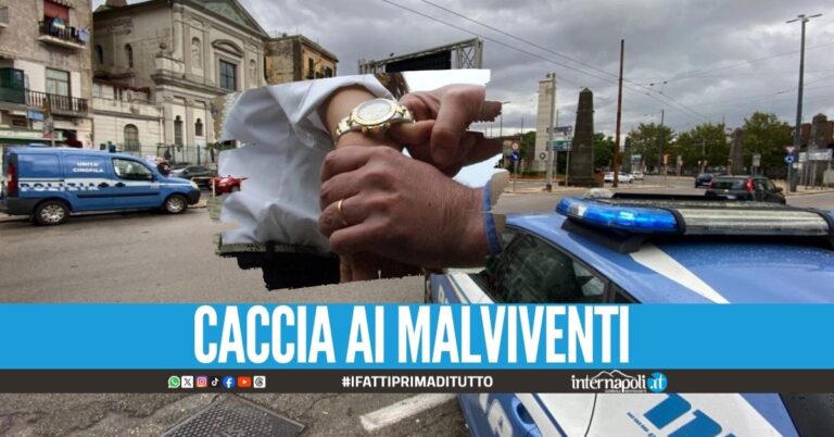 Rapinarolex in azione a Secondigliano, colpito alla testa con un calcio di pistola