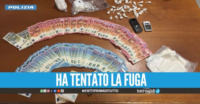 Beccato con cocaina e 2mila euro in contanti, arrestato ad Afragola