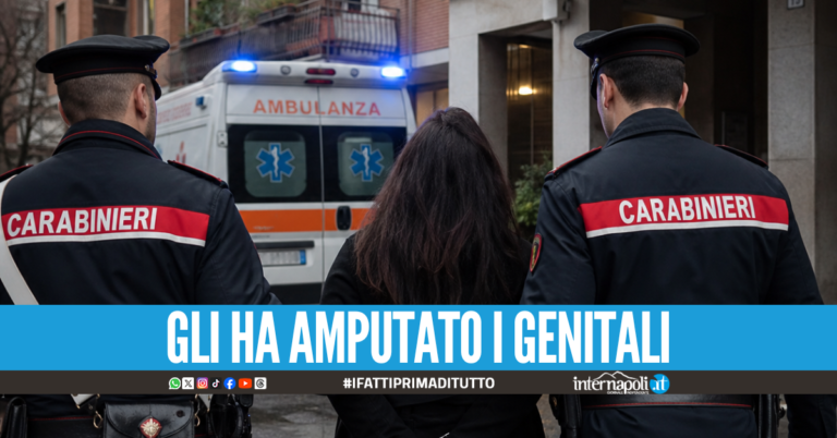 Choc ad Angri, scopre il tradimento del marito e lo evira nel sonno