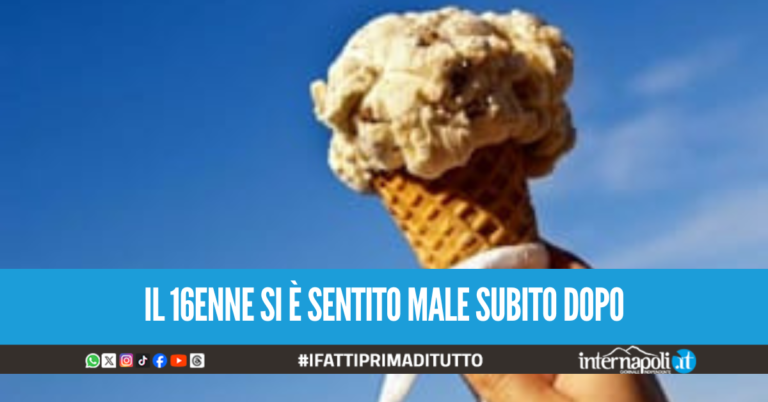 Choc a Casoria, mangia un gelato poi si sente male e muore