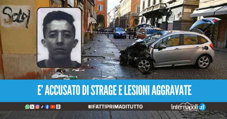 Auto sulla folla a Modena, l’uomo alla guida affetto da disturbi psichici: da 2 anni non si curava