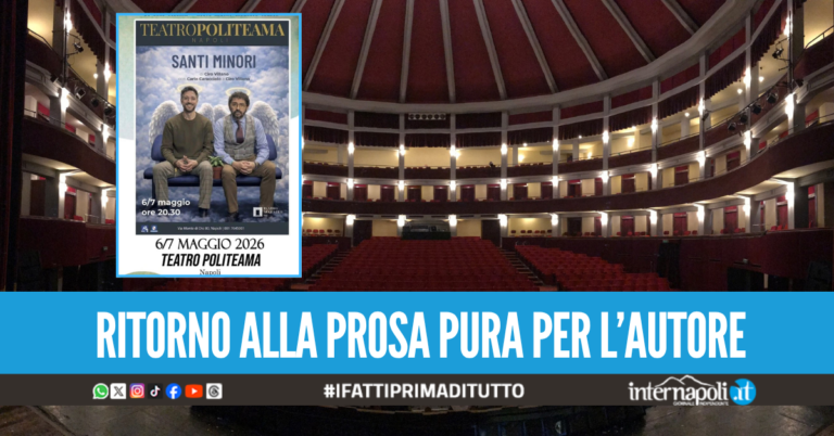 Debutto al teatro Politeama di Napoli per lo spettacolo "Santi Minori" dell'autore Ciro Villano