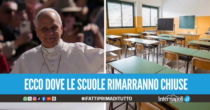 Scuole chiuse a Napoli per la visita di Papa Leone, il sindaco Manfredi firma l'ordinanza
