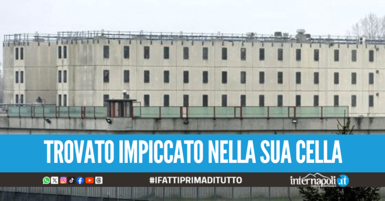 Dramma in cella, giovane detenuto muore dopo il gesto estremo