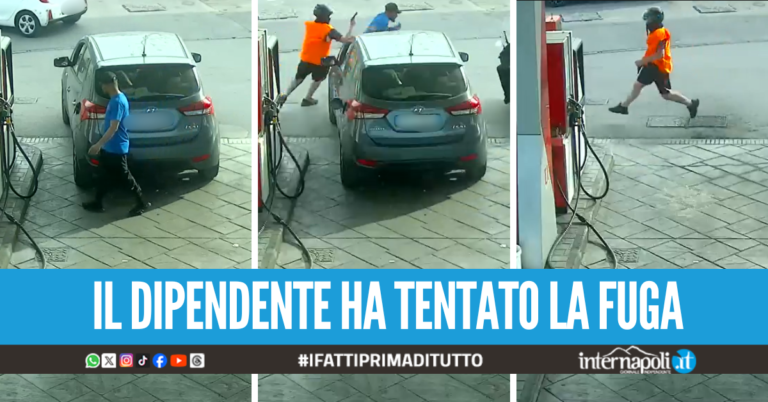 Rapina al distributore alla rotonda di Arzano, banditi in fuga col bottino