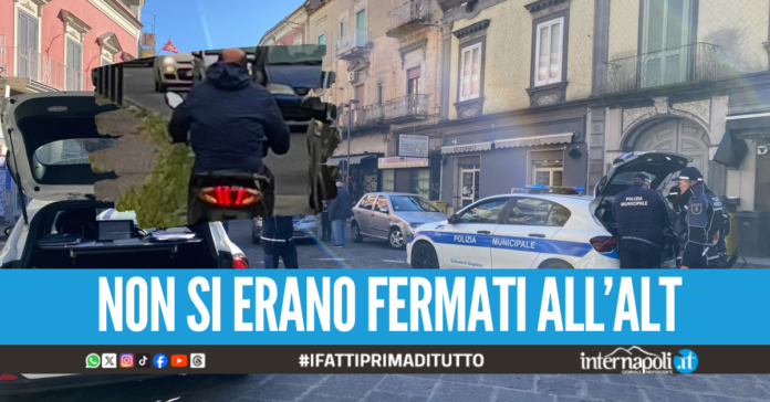 Fuga pericolosa tra Giugliano e fascia costiera, beccati e denunciati