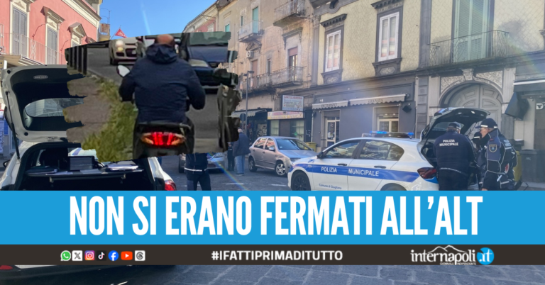 Fuga pericolosa tra Giugliano e fascia costiera, beccati e denunciati