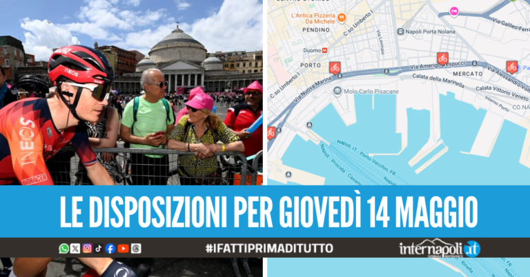 Strade chiuse e divieti di sosta, scatta il piano traffico per il Giro d'Italia a Napoli