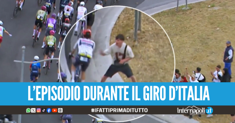 Cercarono di far cadere i ciclisti nel Napoletano, scatta il Daspo per i due giovani