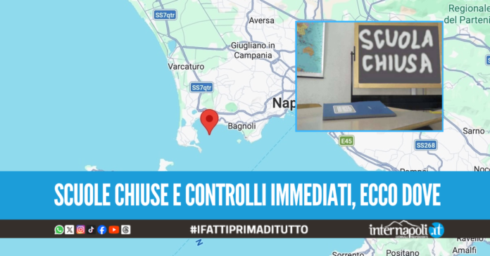 Scuole chiuse dopo il terremoto ai Campi Flegrei: da Giugliano a Qualiano, l'avviso dei sindaci
