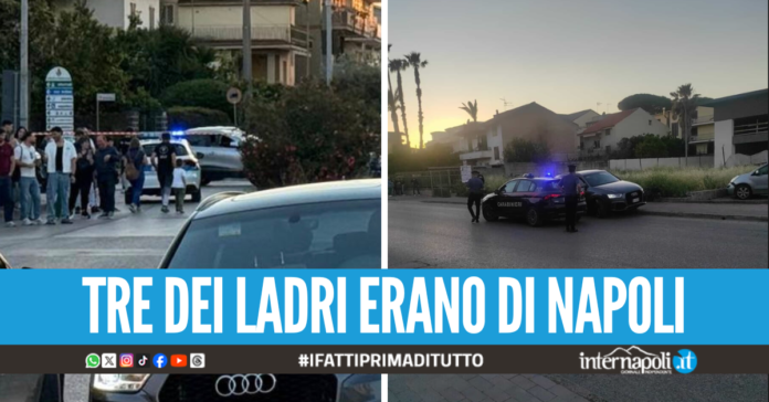 Inseguimento da film nel Casertano, fuggivano a bordo dell'Audi con sirene false e targa rubata
