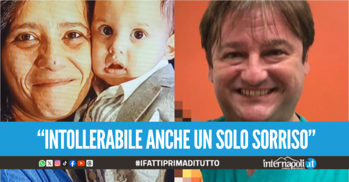 La mamma di Domenico Caliendo: 