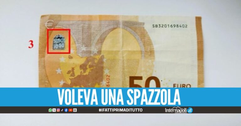 Spende 50 euro falsi in profumeria, denunciato un 26enne di Napoli