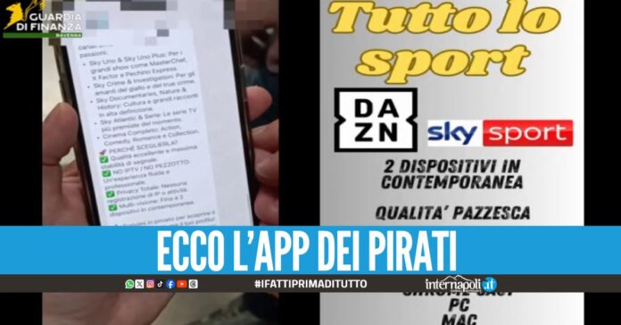 Abbonamenti a 40 euro per il pezzotto, scovati i 'clienti' anche in Campania