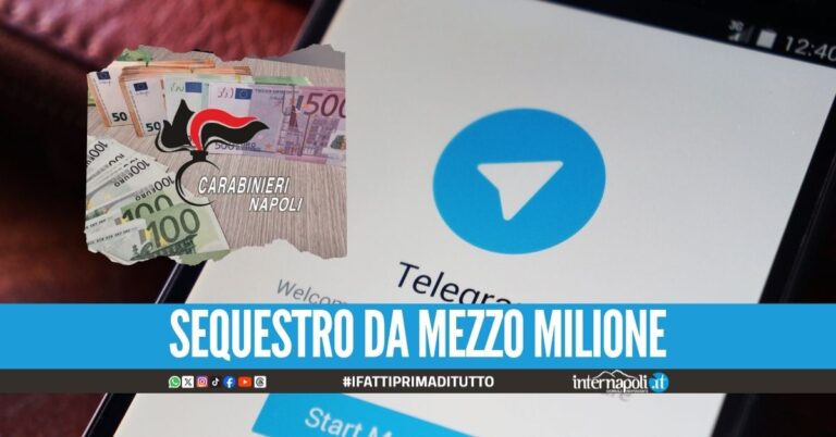 Soldi falsi venduti su Telegram, 8 arresti contro la banda di Napoli