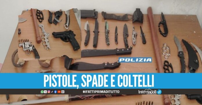 Spunta l'arsenale nello sgombero dell'immobile confiscato alla camorra