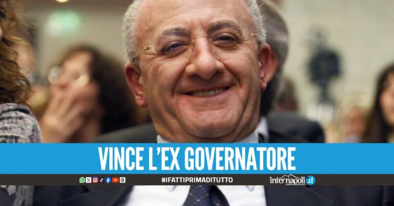 Lo 'sceriffo' torna nella sua Salerno, De Luca rieletto sindaco