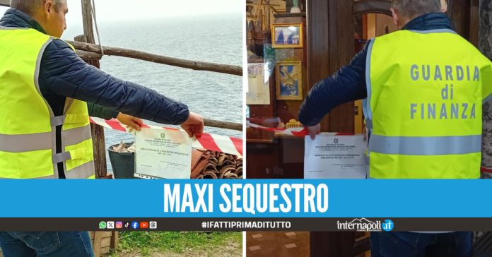 Abusivismo in Costiera, sequestrata area di 2mila metri quadrati