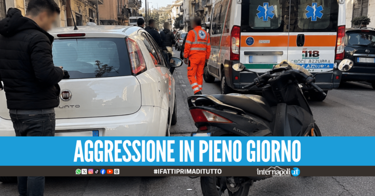 Lite per il parcheggio a Castellammare finisce a colpi di casco, ragazzo in ospedale