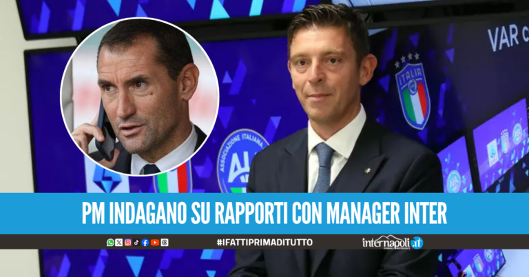 Inchiesta arbitri, per il pm c’è stato un incontro tra Rocchi e il dirigente Inter Schenone