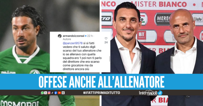 Izzo attacca il ds del Monza Burdisso: “Scarso da giocatore e da dirigente”