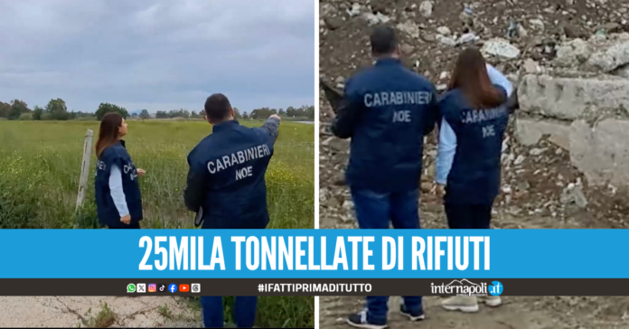 Traffico illecito di rifiuti tra Napoli e Caserta, due arresti e sequestri da 1,6 milioni