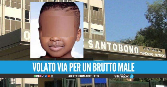 Lacrime per il piccolo Gerard, il bimbo di 4 anni si è spento al Santobono