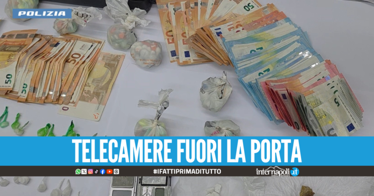 Avevano allestito un market della droga in casa: arrestati mamma e figlio a Salerno