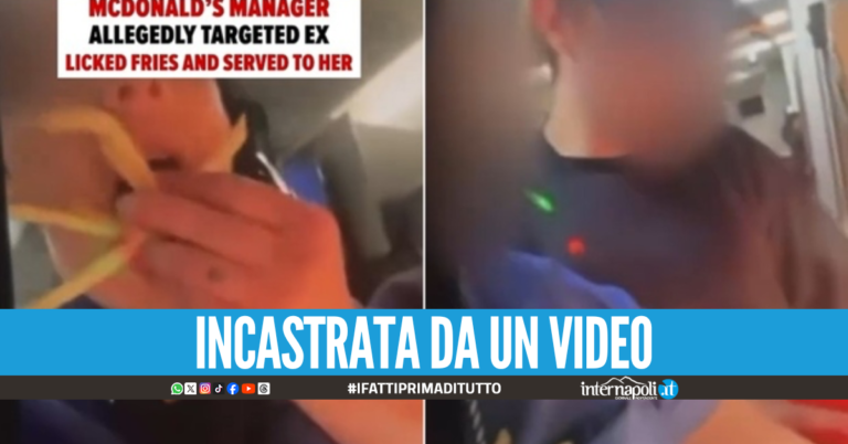 Dipendente del McDonald's mastica le patatine della ex poi le rimette nella confezione