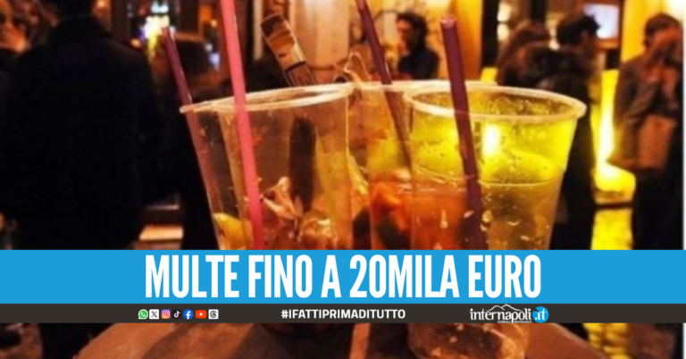 Stretta sulla movida a Napoli, locali chiusi entro l'una e divieto d'asporto: le zone
