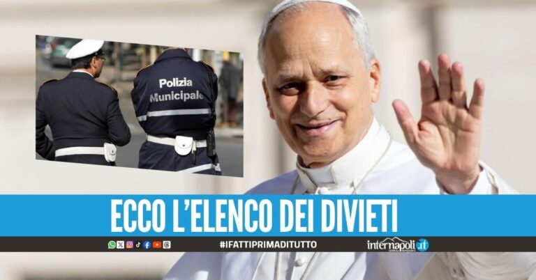Papà Leone a Napoli, l'elenco delle strade chiuse per l'8 maggio