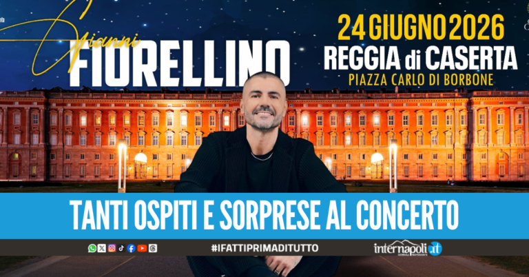 Grande attesa per il concerto del 24 giugno di Gianni Fiorellino alla Reggia di Caserta