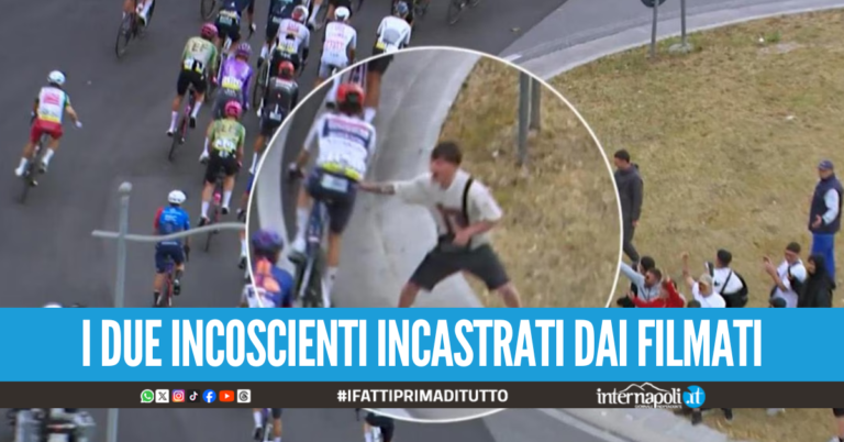 Provano a far cadere i ciclisti, identificati e denunciati due ragazzi di 19 anni nel Napoletano