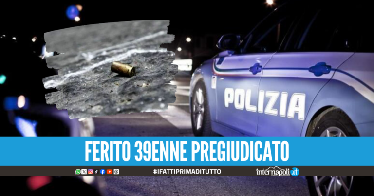 Spari a Napoli, 39enne gambizzato in strada: indagini in corso