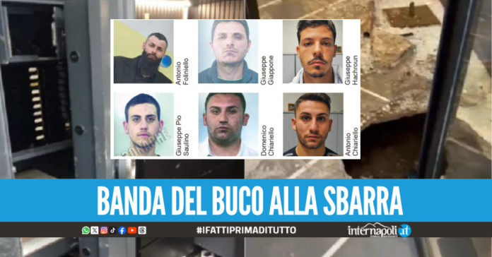 Banda del buco di Giugliano, scena muta dei 5 indagati finiti ai domiciliari