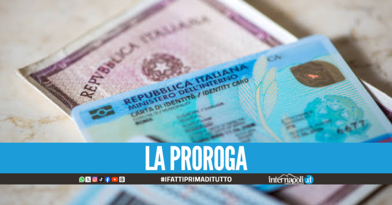 Carta d'identità cartacea valida anche dopo il 3 agosto, proroga fino alla naturale scadenza