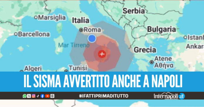 Trema il Sud Italia, scossa di magnitudo 6.2 al largo della Calabria