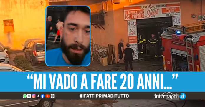 Bruciano il negozio del tiktoker a Pozzuoli e lui minaccia: 