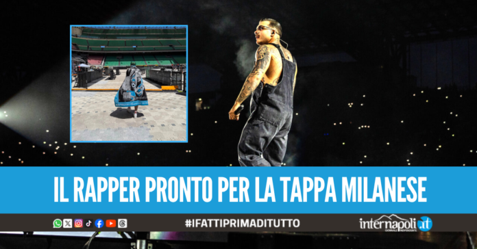 Geolier chiama a raccolta i fan a San Siro: 