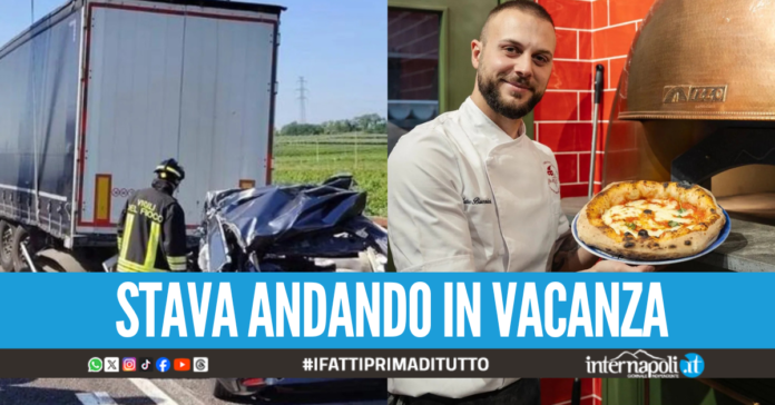 Tragico schianto contro un tir in autostrada, morto il pizzaiolo stabiese Matteo Buoninconti