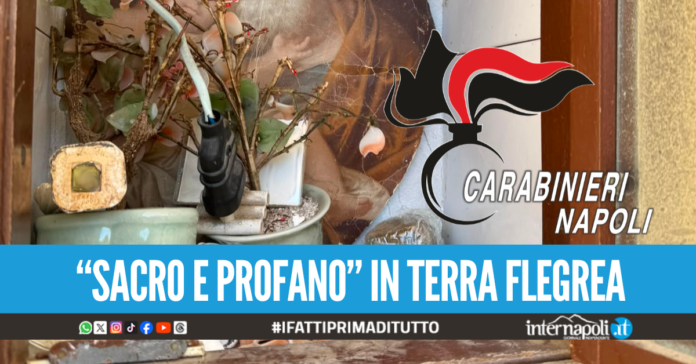 Hashish e cocaina nell'altarino religioso, arrestato 20enne a Pozzuoli